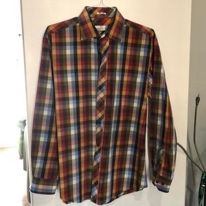 Bugatchi Uomo Long Sleeve Dress Shirt